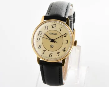 Vintage gold-plated Soviet Raketa watch
