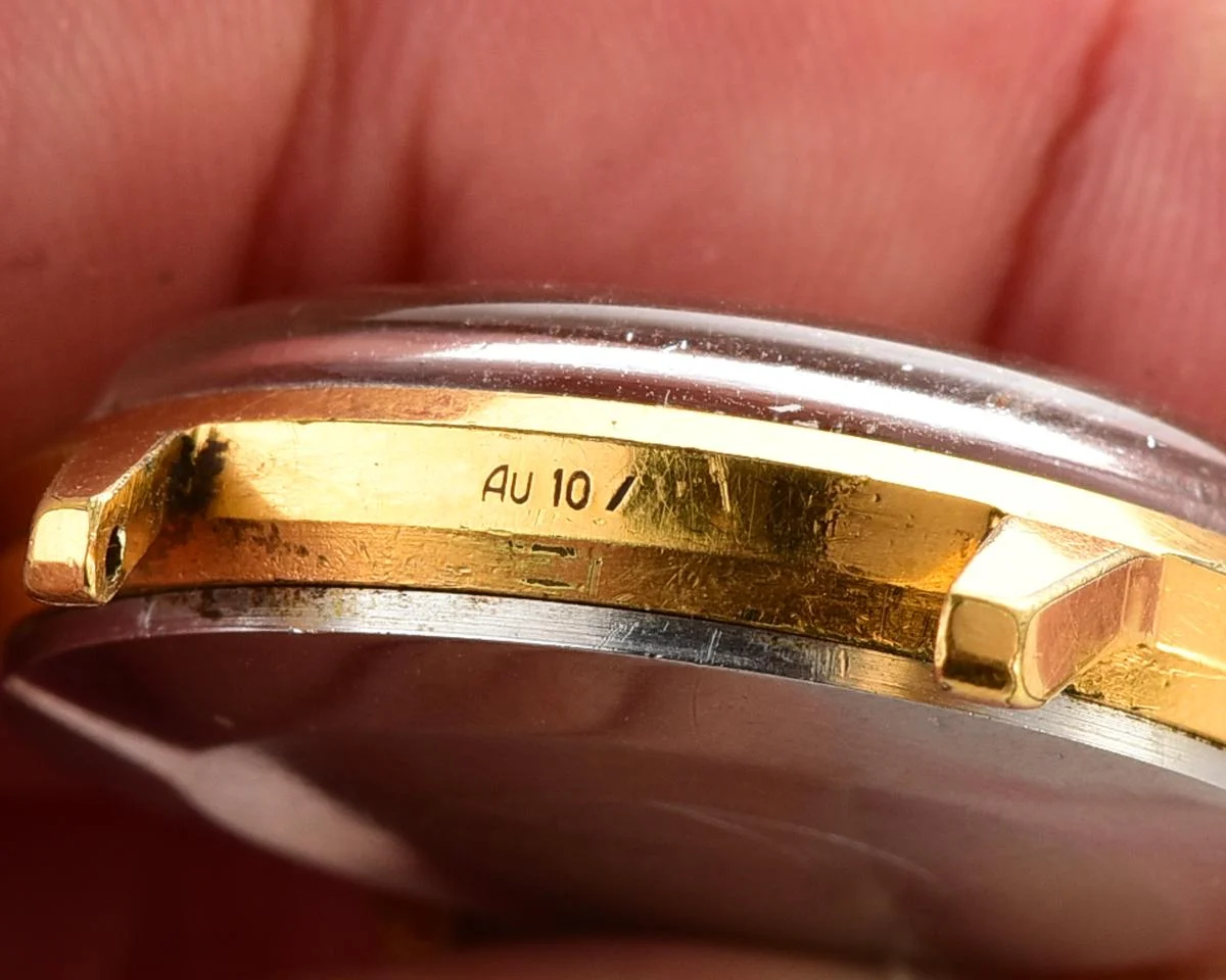 Vintage gold-plated Raketa mechanical watch