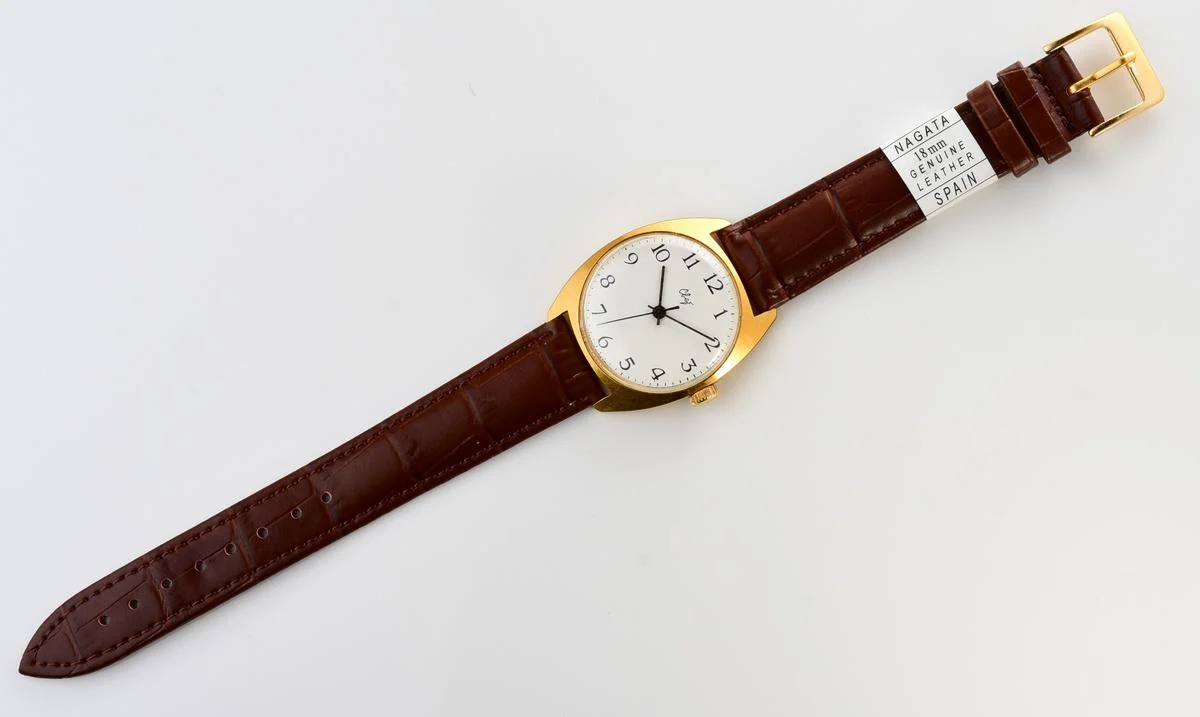 Svet "Light" vintage gold-plated mechanical watch