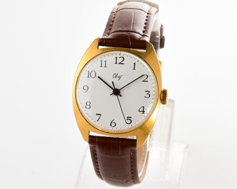 SVET "Light" vintage gold-plated mechanical watch