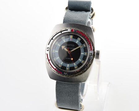 Soviet Vostok Amphibia watch, stainless steel tonneau case