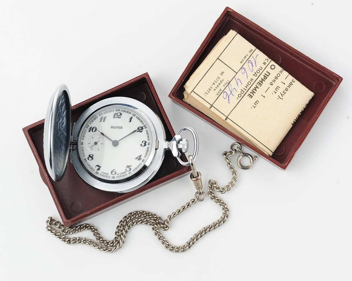 TIME CAPSULE: Soviet Molnija mechanical pocket watch - New Old Stock (NOS)!