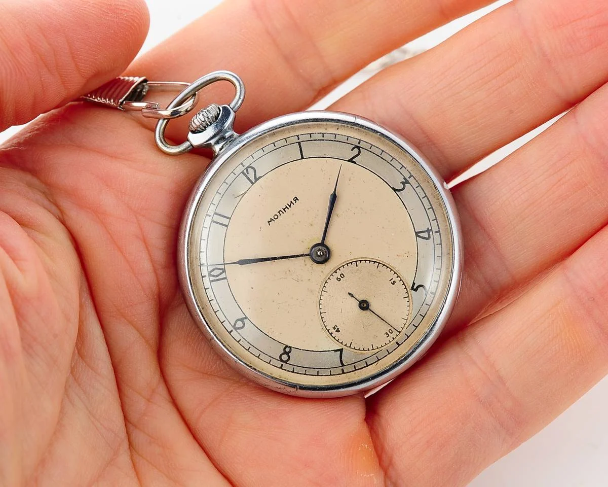 watch Molnija open face pocket 11438-0044
