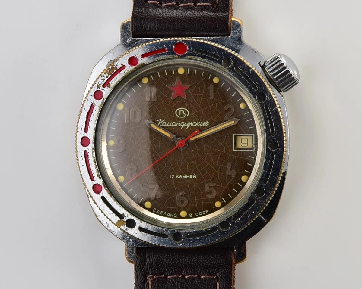 Soviet Vostok Komandirskie mechanical watch