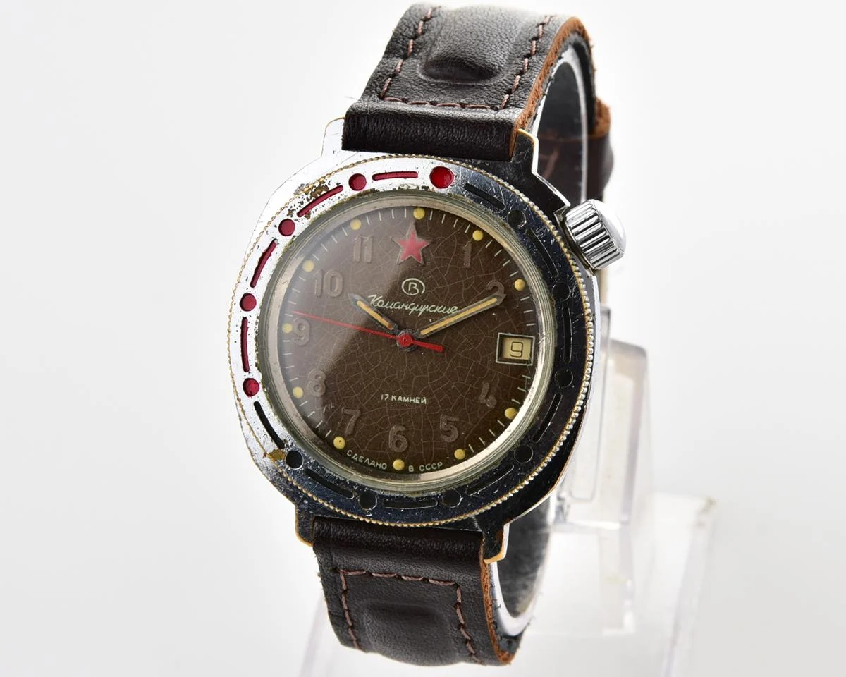 Soviet Vostok Komandirskie mechanical watch