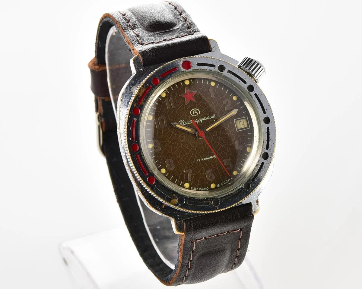 Soviet Vostok Komandirskie mechanical watch