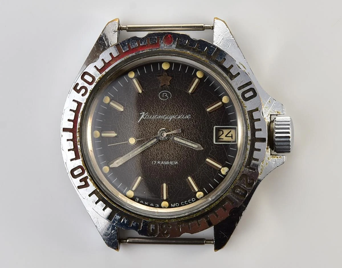 Vostok Komandirskie "Zakaz MO CCCP" limited series watch - rare duo-tone dial!