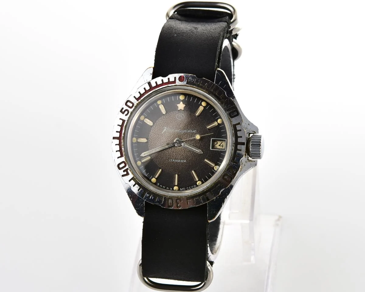 Vostok Komandirskie "Zakaz MO CCCP" limited series watch - rare duo-tone dial!