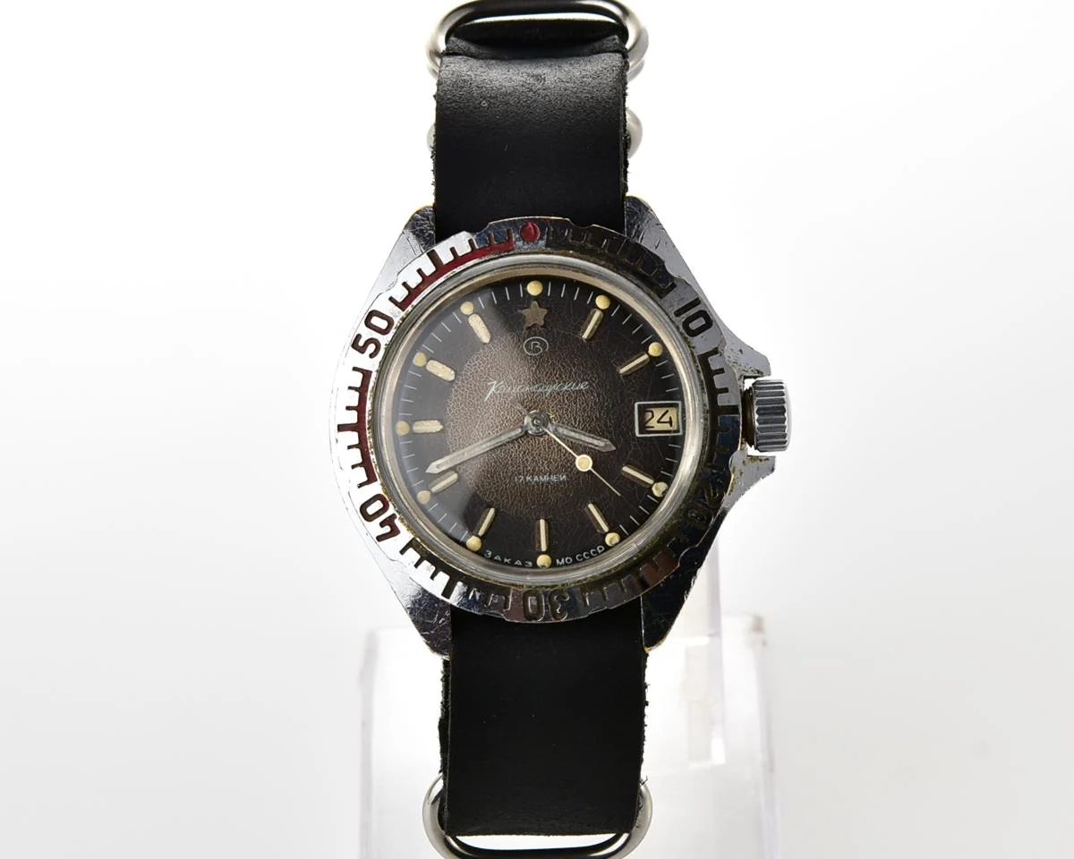 Vostok Komandirskie "Zakaz MO CCCP" limited series watch - rare duo-tone dial!