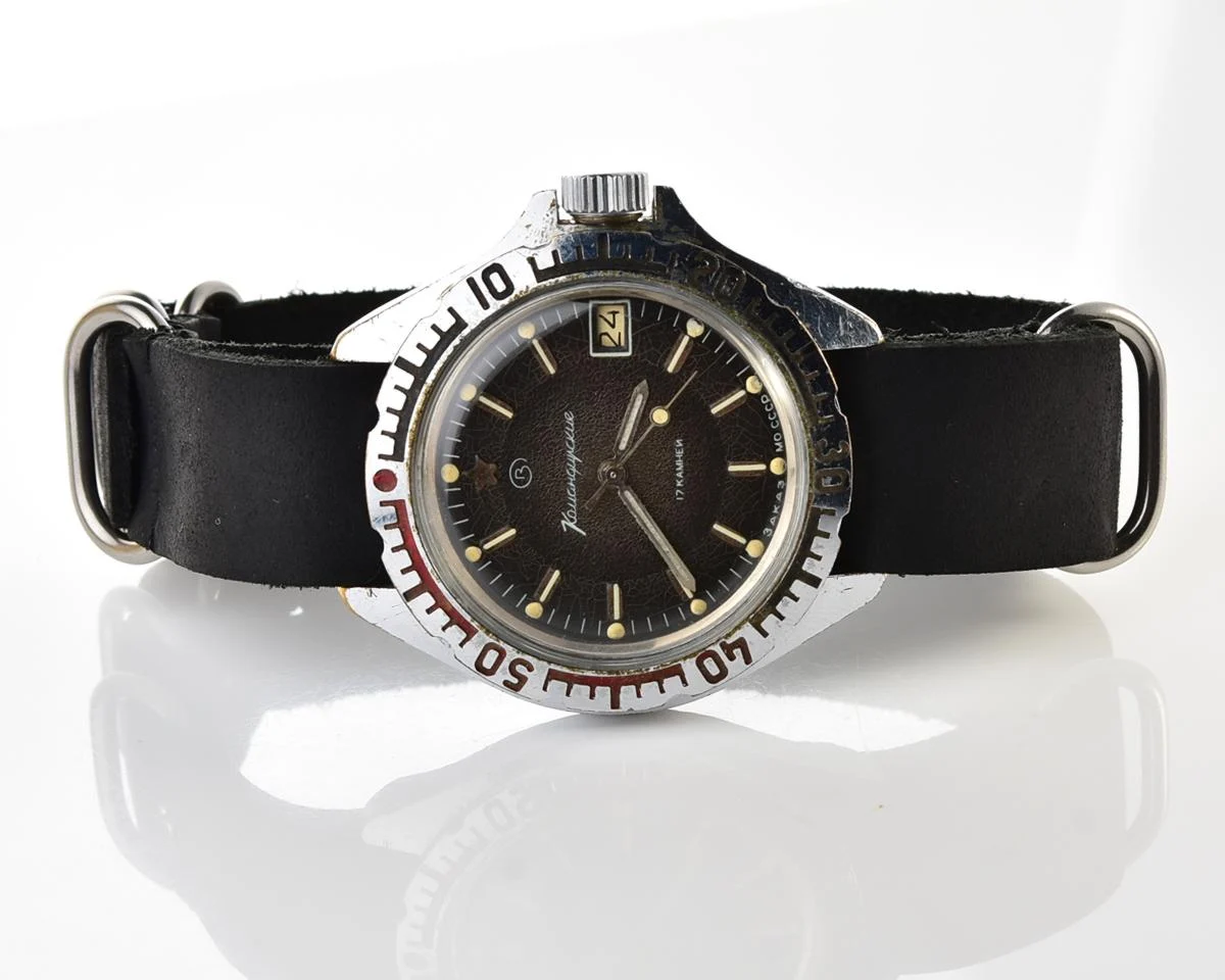 Vostok Komandirskie "Zakaz MO CCCP" limited series watch - rare duo-tone dial!