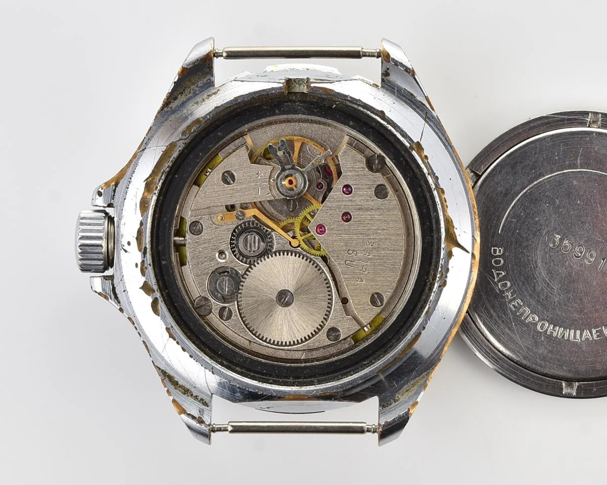Vostok Komandirskie "Zakaz MO CCCP" limited series watch - rare duo-tone dial!