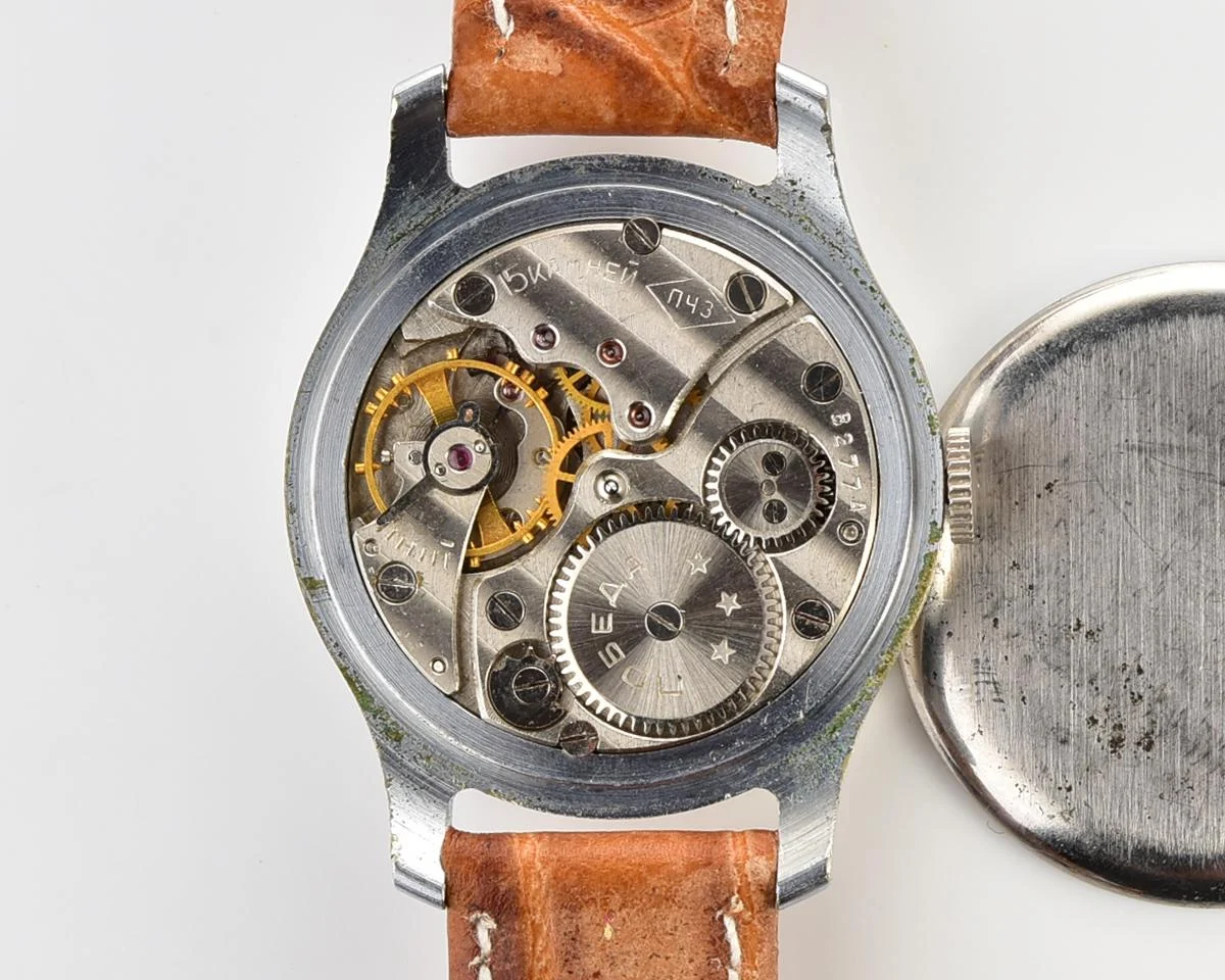 Excellent condition vintage Soviet mechanical Pobeda wrist watch, PChZ