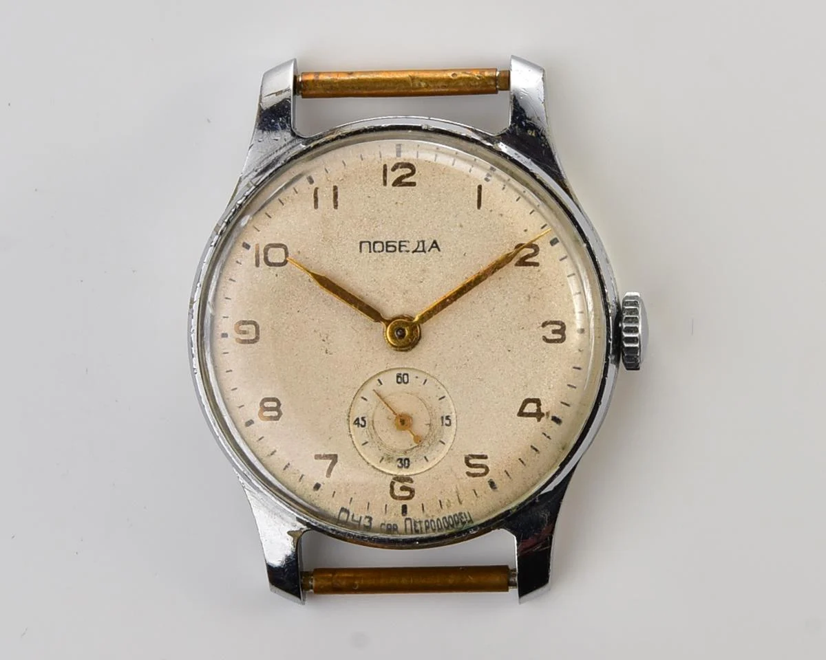 Vintage Soviet mechanical Pobeda wrist watch, PChZ, 2nd quarter 1956!