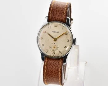Vintage Soviet mechanical Pobeda wrist watch, PChZ, 2nd quarter 1956!