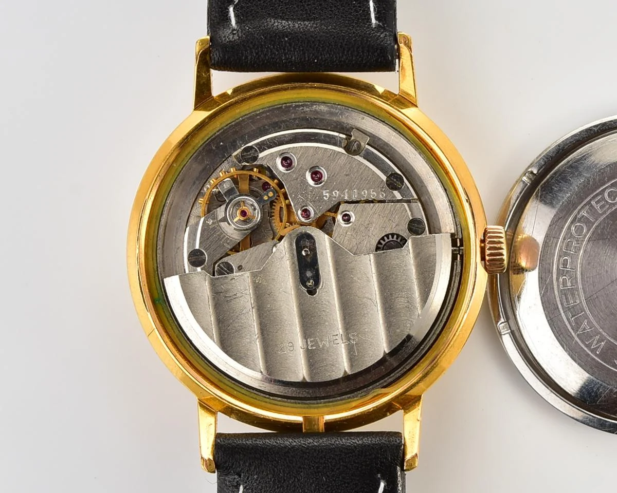 Beautiful automatic vintage gold-plated watch Poljot De Luxe!