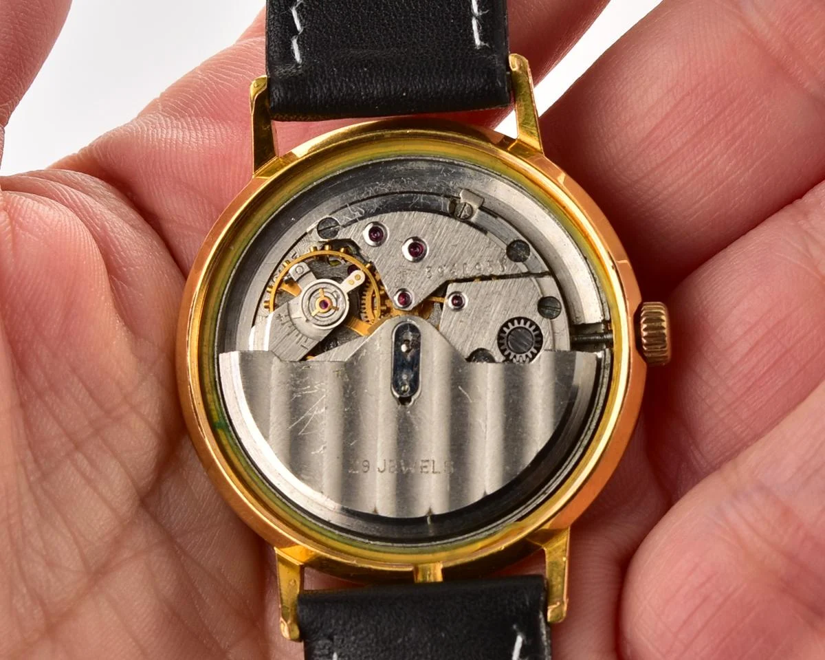 Beautiful automatic vintage gold-plated watch Poljot De Luxe!