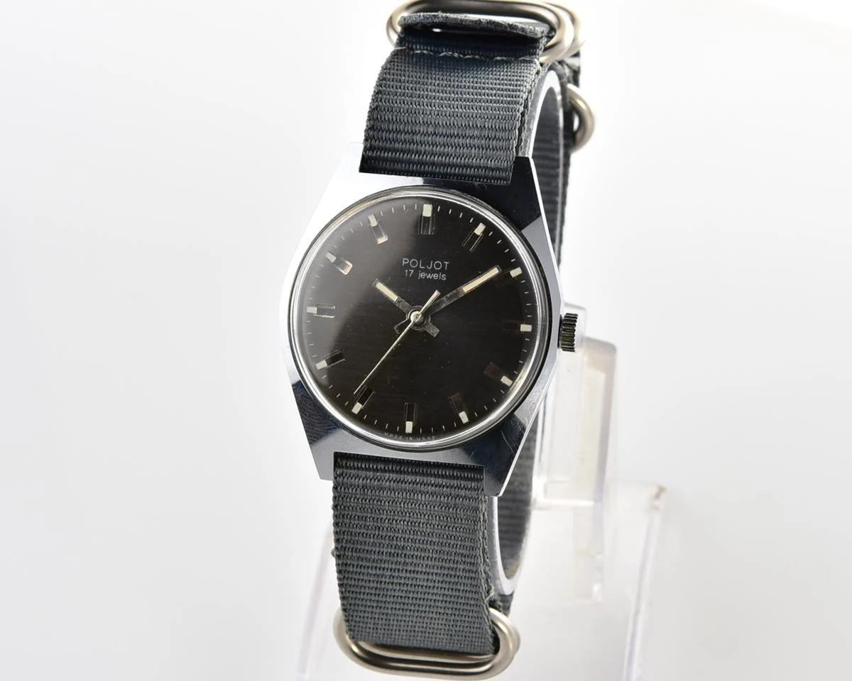 Soviet Poljot mechanical wrist watch