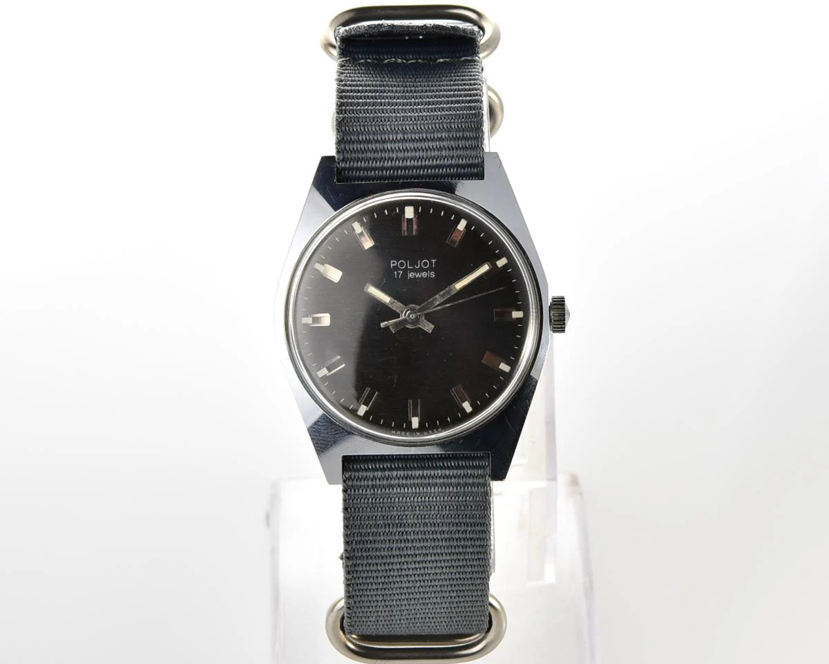 Soviet Poljot mechanical wrist watch