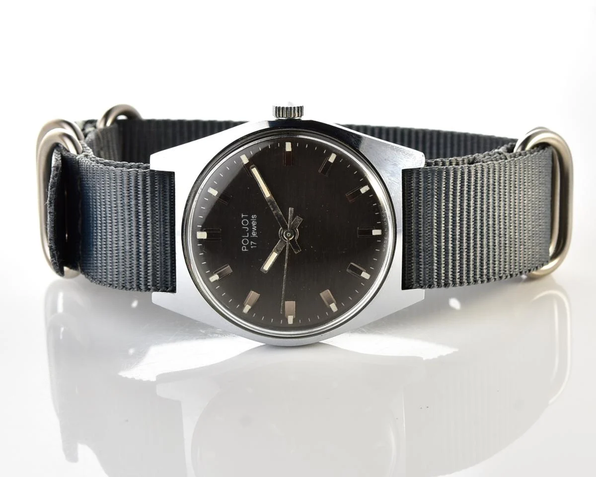 Soviet Poljot mechanical wrist watch