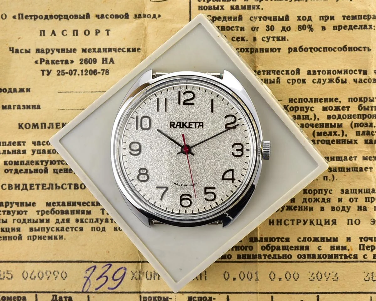 TIME CAPSULE: Vintage Soviet Raketa watch, New Old Stock (NOS)!