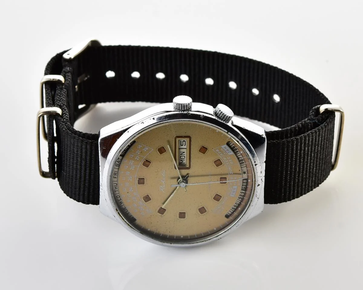 Soviet Raketa perpetual calendar mechanical watch