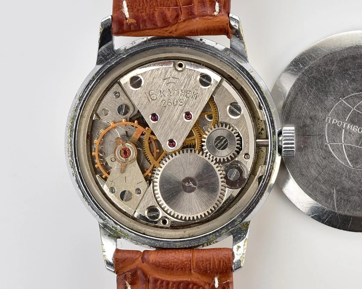 Soviet Raketa vintage mechanical watch