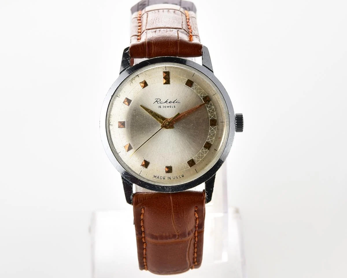 Soviet Raketa vintage mechanical watch
