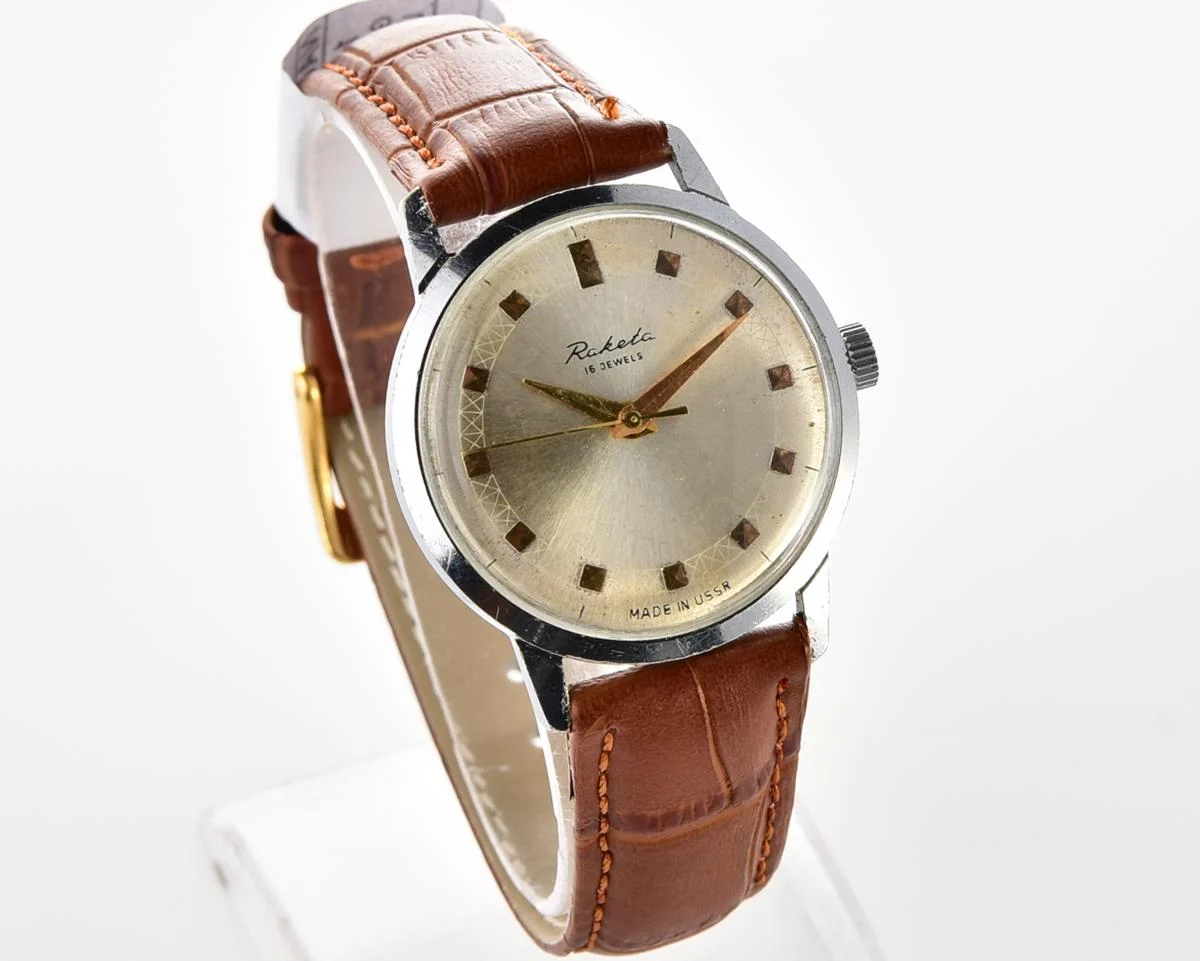 Soviet Raketa vintage mechanical watch