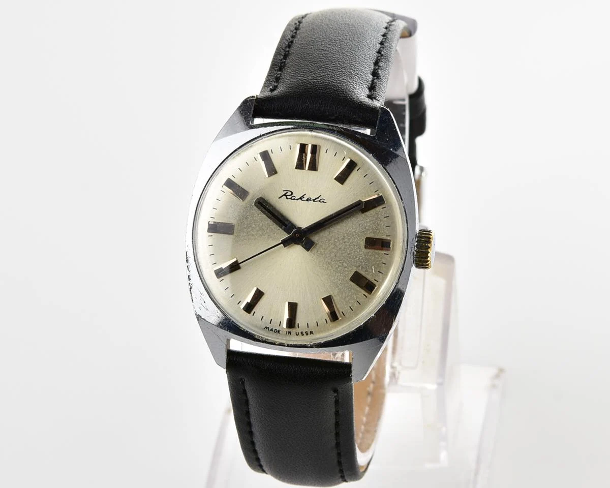 Soviet Raketa vintage mechanical watch
