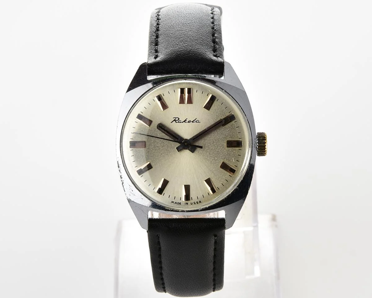 Soviet Raketa vintage mechanical watch
