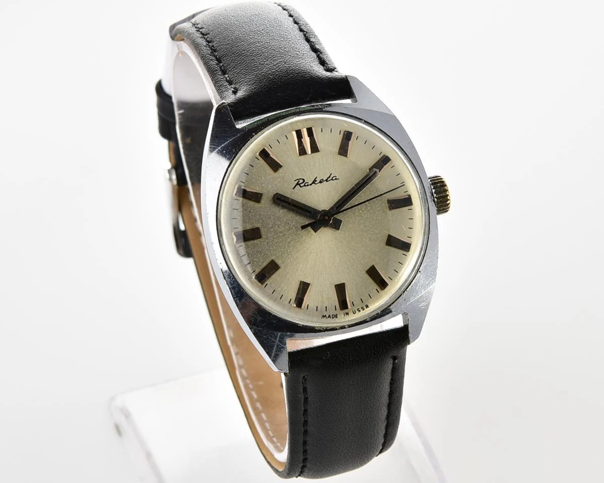 Soviet Raketa vintage mechanical watch