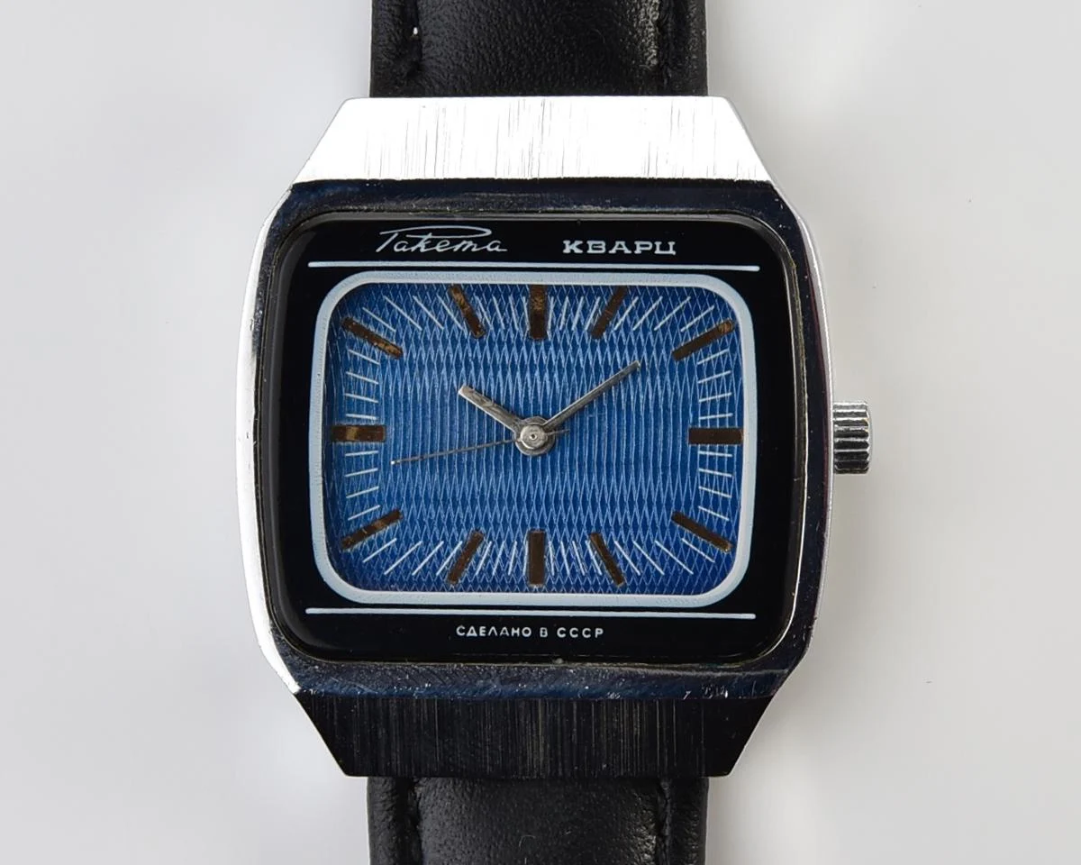 Stylish Soviet Raketa "TV" quartz watch