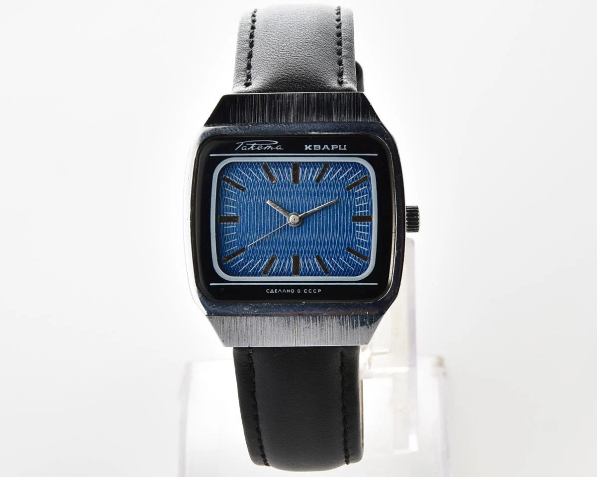 Stylish Soviet Raketa "TV" quartz watch
