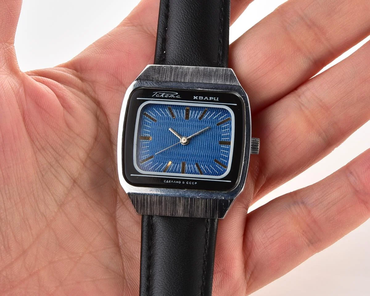 Stylish Soviet Raketa "TV" quartz watch