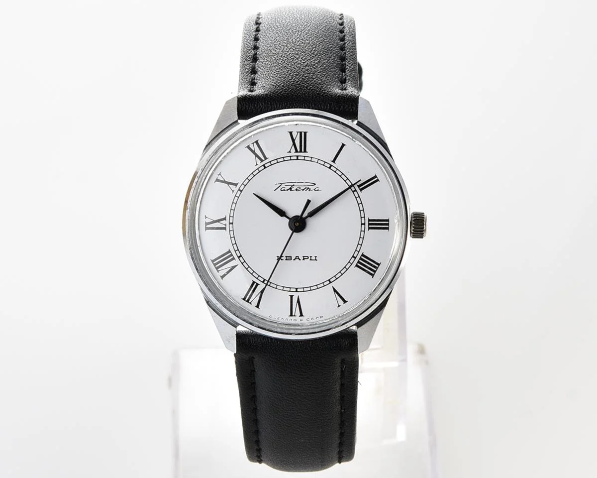 Elegant Raketa Soviet quartz watch