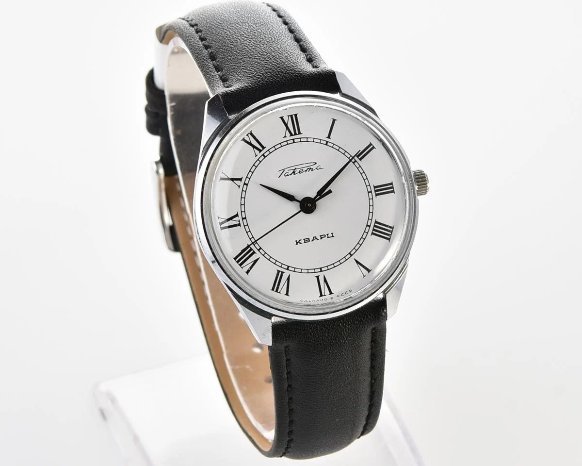 Elegant Raketa Soviet quartz watch