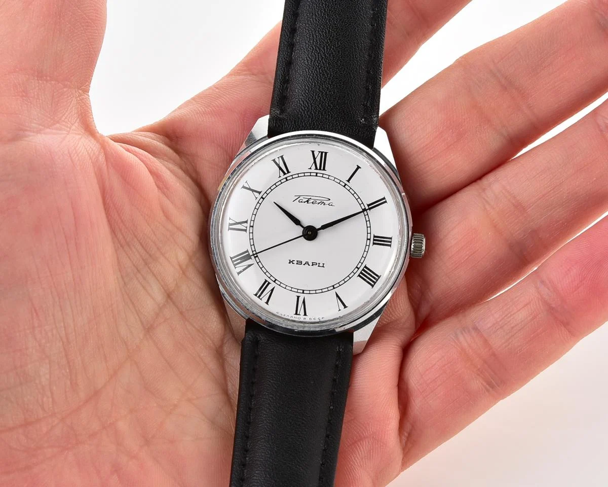 Elegant Raketa Soviet quartz watch