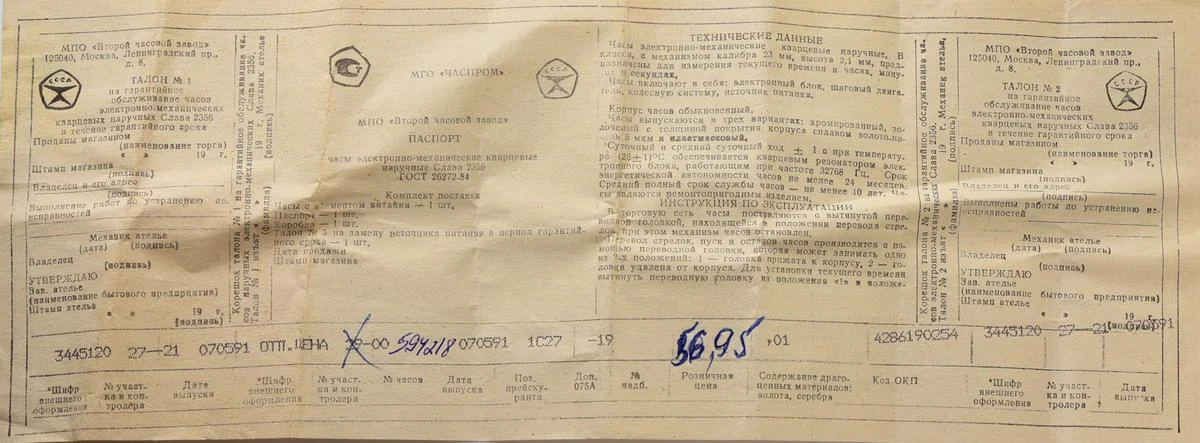 TIME CAPSULE: Soviet Slava with quartz movement – New Old Stock (NOS)!