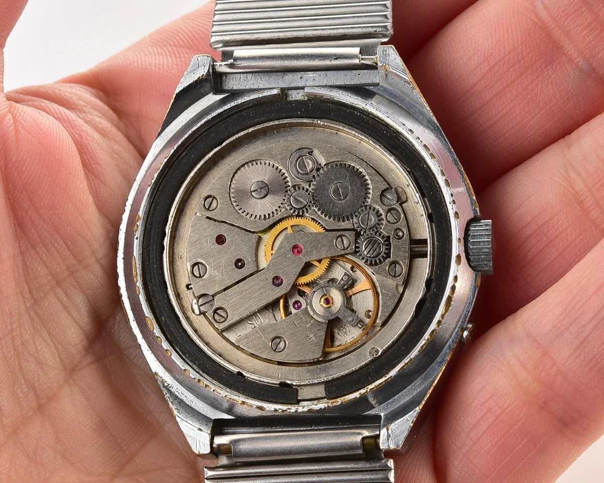 Slava Soviet mechanical vintage watch