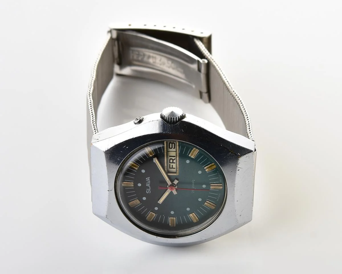 Slava Soviet mechanical vintage watch
