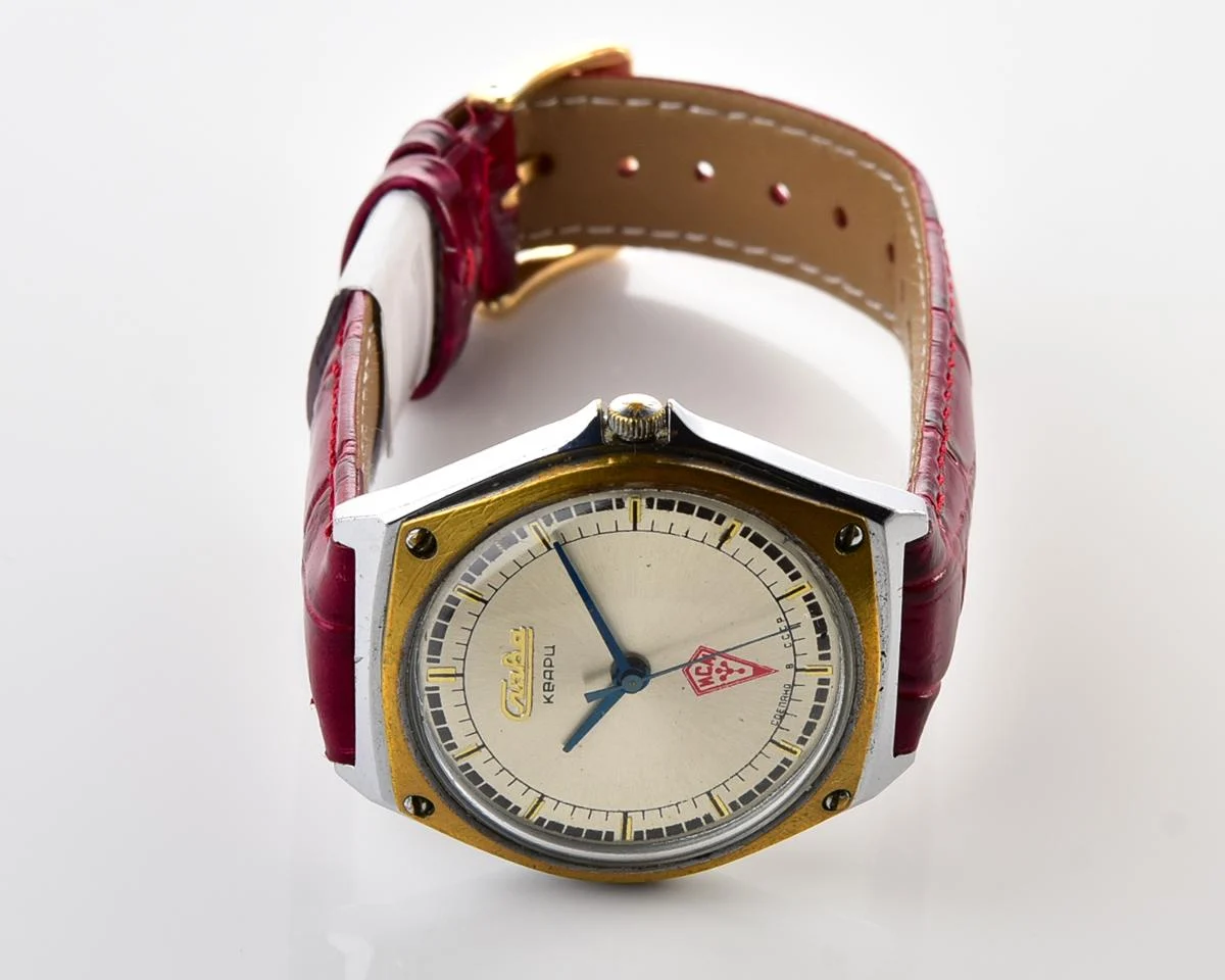 Soviet Slava with quartz movement