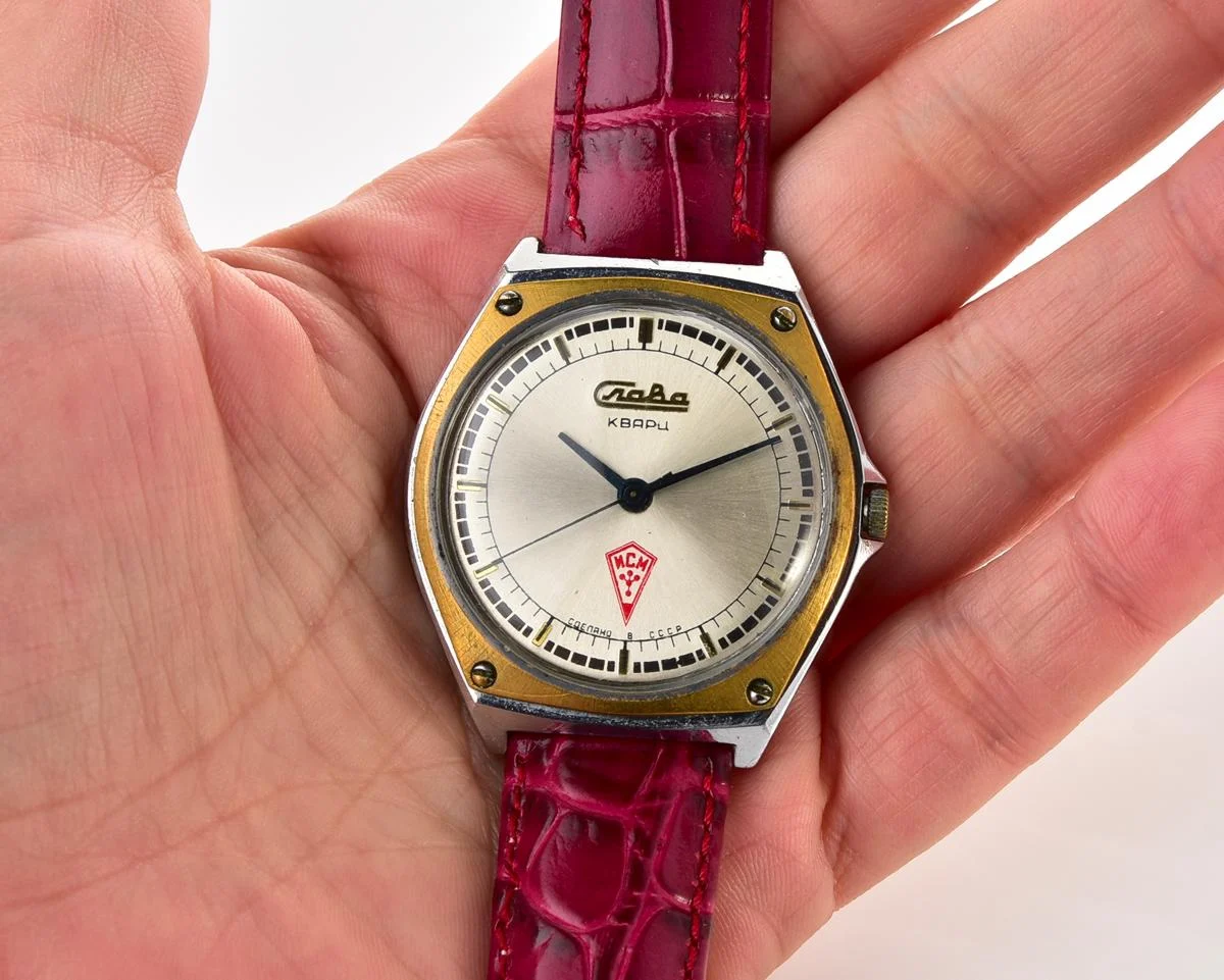 Soviet Slava with quartz movement