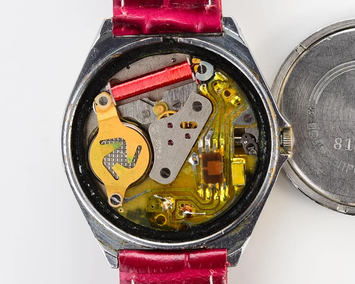Soviet Slava with quartz movement