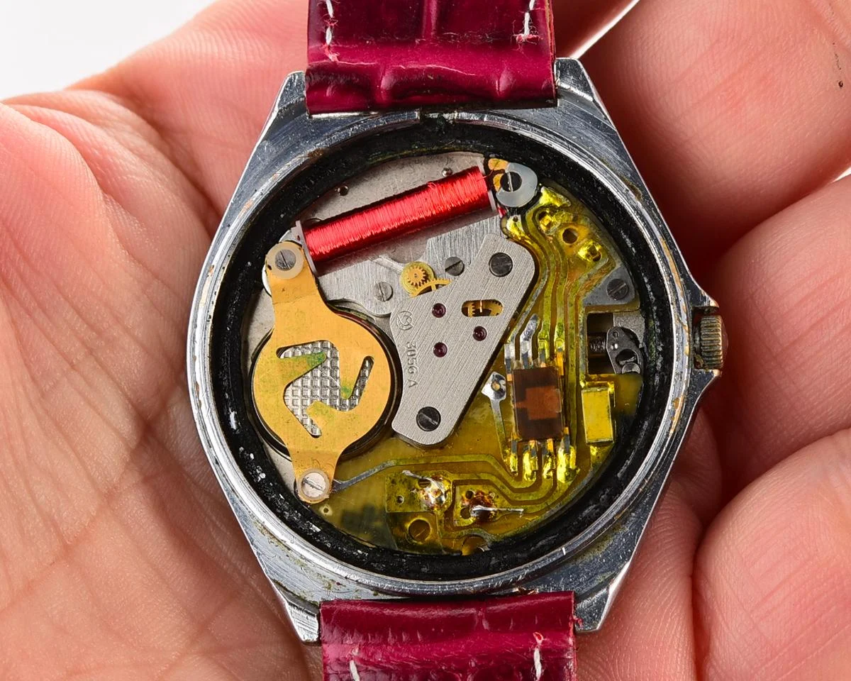 Soviet Slava with quartz movement