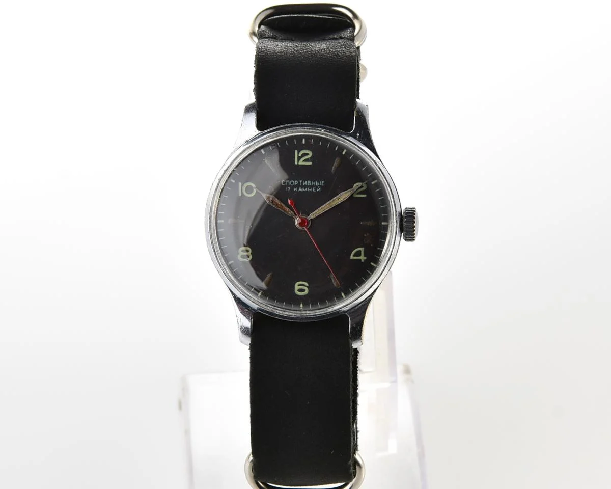 Excellent condition vintage Soviet Sportivnie mechanical watch - 1st quarter 1956!