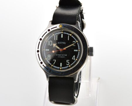 Vostok Amphibia mechanical watch + genuine leather NATO Commander strap!