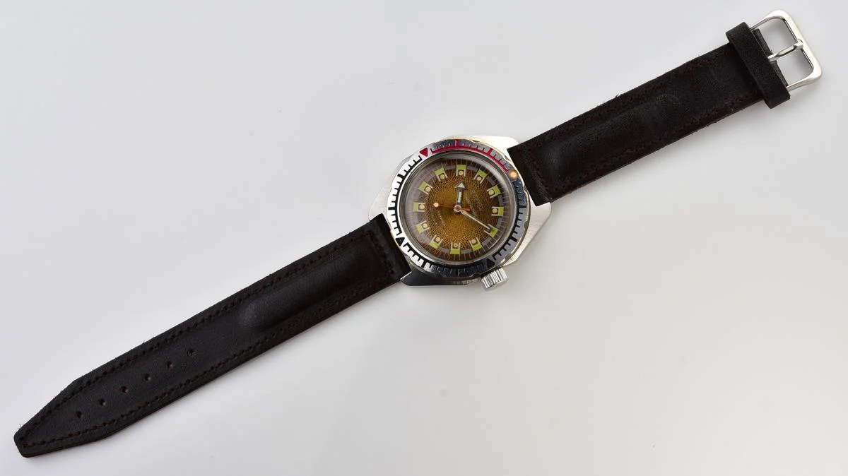 Soviet Vostok Amphibia mechanical wristwatch