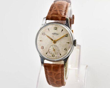 Vintage soviet mechanical POBEDA wrist watch, 2MChZ
