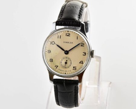 Excellent condition vintage soviet mechanical POBEDA wrist watch, 2MChZ from 2nd quarter of 1954