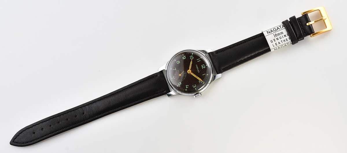 Excellent condition vintage Soviet mechanical Pobeda wrist watch, 2MChZ from 2nd quarter of 1956